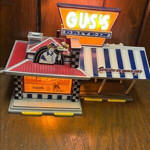 Department 56 Retro Drive-In “Gus’s” with 1959 Cadillac Eldorado